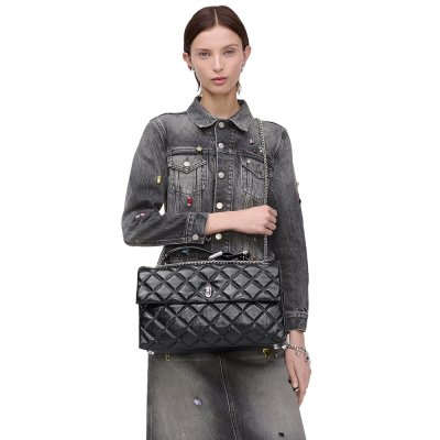 THE QUILTED XL DUAL CONVERTIBLE SHOULDER BAG